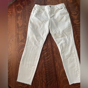 Loft Outlet Soft Denim Curvy Skinny Ankle Pants (size 10) EUC - like new!